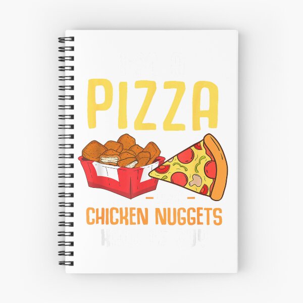 Item preview, Fast Food Pizza Lover Foodie Men Boys Funny Chicken Nuggets T-Shirt designed and sold by Badriiiii.