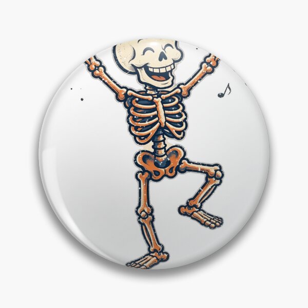 Item preview, Skeleton Dancing Boogie Halloween T-Shirt designed and sold by Worn and Witty.