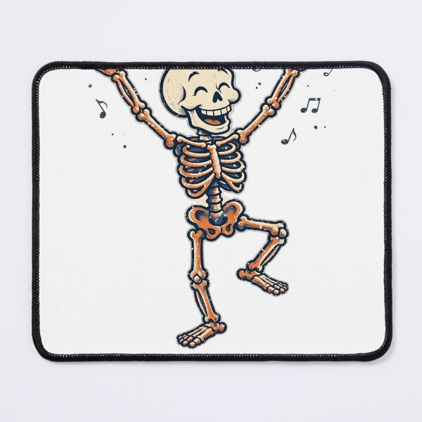 Item preview, Skeleton Dancing Boogie Halloween T-Shirt designed and sold by Worn and Witty.
