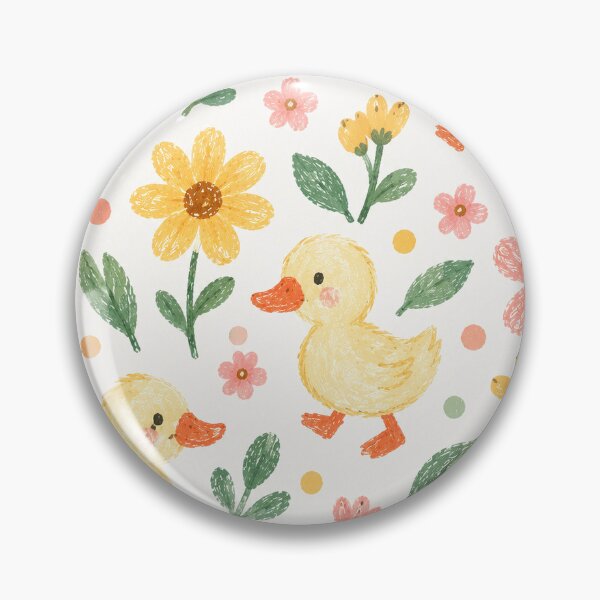 Item preview, A Spring Day with Ducks and Flowers designed and sold by naturalgarden.