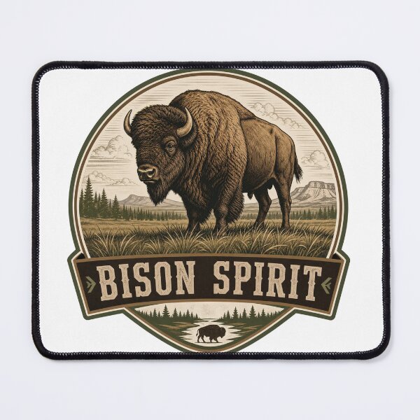 Item preview, Wood Buffalo Bison Spirit – Large Herd on the Plains – Canada's Largest National Park Art Tee designed and sold by bobscraze.