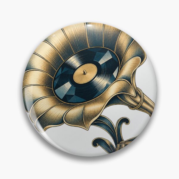 Item preview,  Golden Bloom Gramophone Vinyl Artwork designed and sold by S06PMarketing.