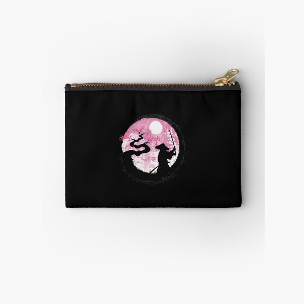 Item preview, Samurai Cherry Blossom Moon Zen Ink Art designed and sold by lamercarv.