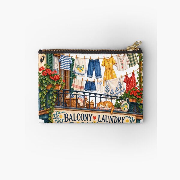 Item preview, Balcony Laundry Painted Balkan Household Humor designed and sold by OfficialBalkan.