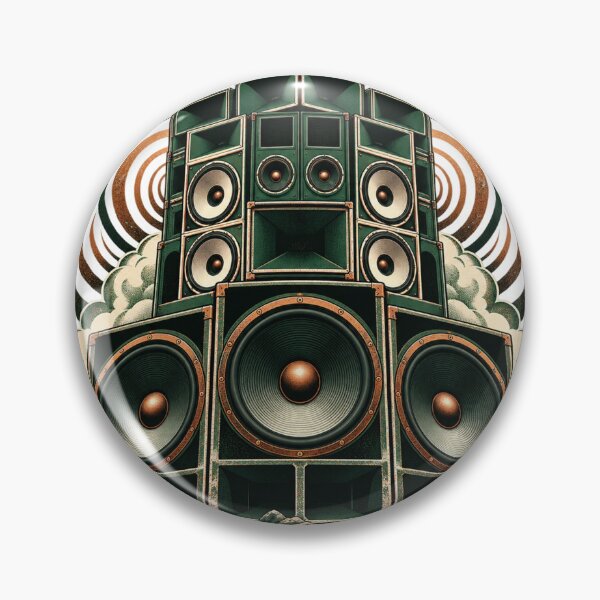 Item preview, Speaker Fortress Dub Music Graphic designed and sold by S06PMarketing.