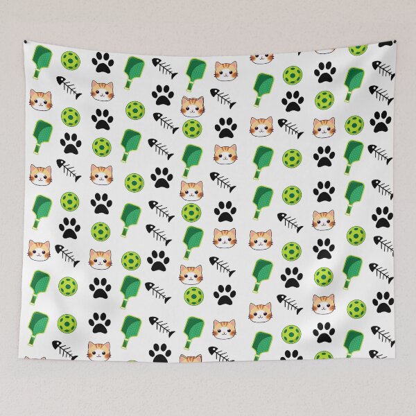 Item preview, Cute Pickleball & Cat Design designed and sold by PawFitt.