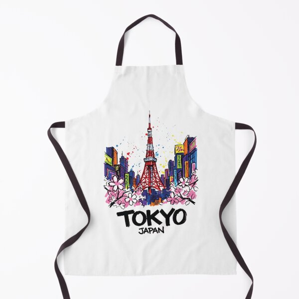 Item preview, Tokyo Tower Japan City Skyline Art Print designed and sold by Merch by Das Design Studio.