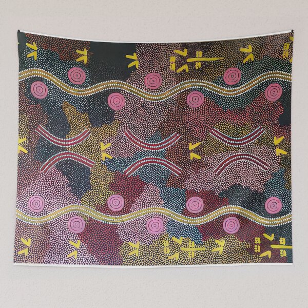 Item preview, Possum rock wallaby dreaming, napperby - 1990 designed and sold by NeonCanvasDream.