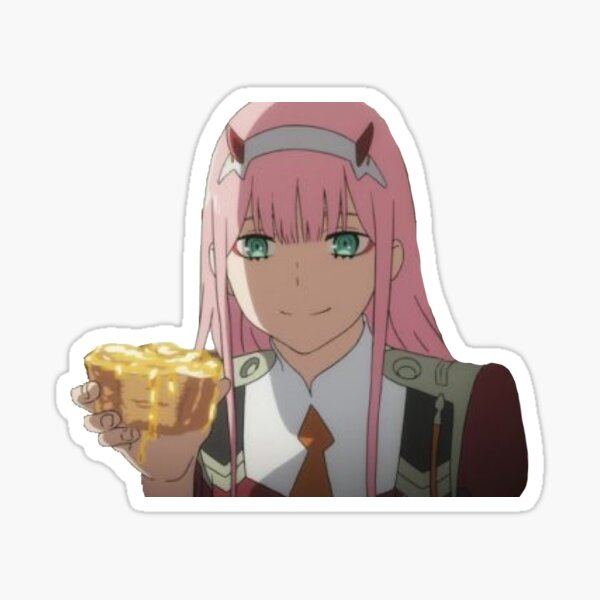 zero two sticker by loramaee redbubble