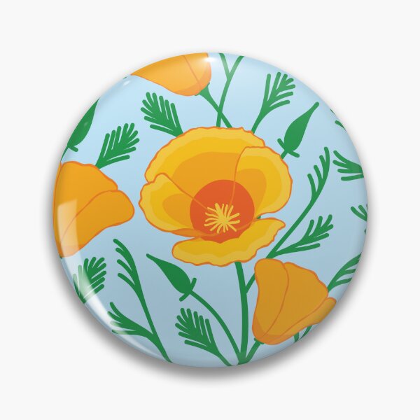Artikelvorschau, Kalifornische Mohnblumen entworfen und verkauft von Dorothy Marie Design.