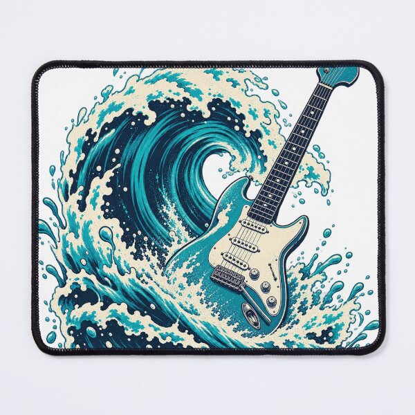 Item preview, Tidal Fuzz Surf Guitar Artwork designed and sold by S06PMarketing.