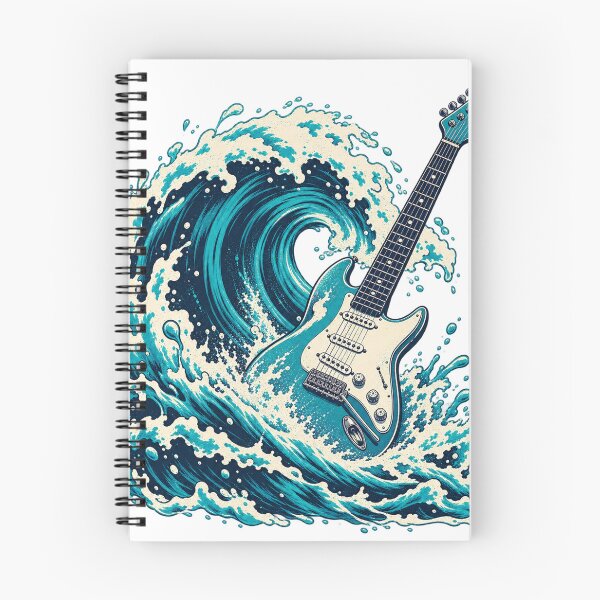 Item preview, Tidal Fuzz Surf Guitar Artwork designed and sold by S06PMarketing.