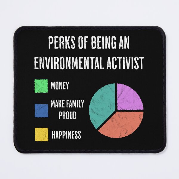 Item preview, Environmental Activist Perks Funny Climate Earth designed and sold by d247.