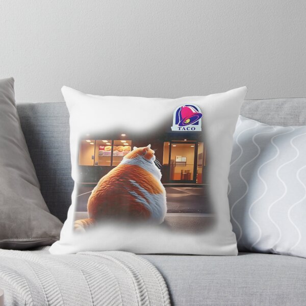 Item preview, Fat Cat Taco Mexican Food Funny Chonk Cat Meme Kitten T-Shirt designed and sold by gidget-gadget.