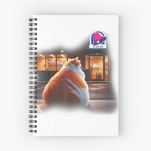 Item preview, Fat Cat Taco Mexican Food Funny Chonk Cat Meme Kitten T-Shirt designed and sold by gidget-gadget.