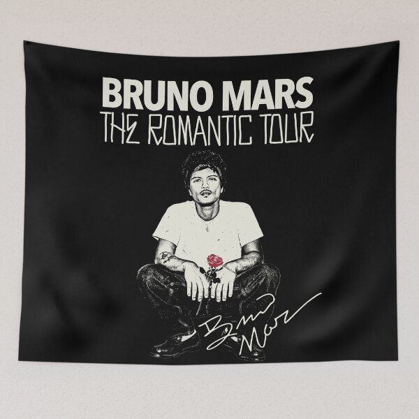 Item preview, Bruno-Mars the Romantic Tour Vintage design designed and sold by LiuTiuuu.