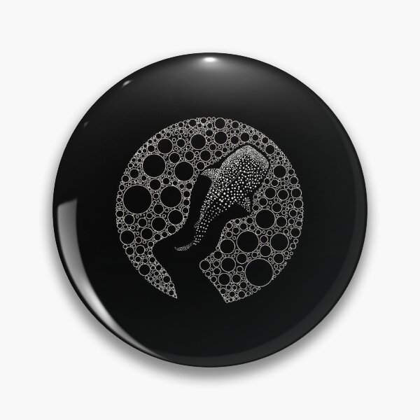 Item preview, Whale Shark Circle Dot Art designed and sold by wyrichbosle.