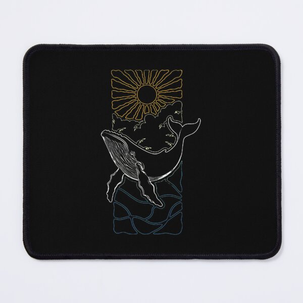 Item preview, Whale Sun Ocean Nature Art designed and sold by sotospor.