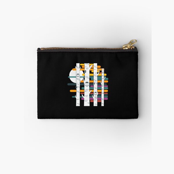 Item preview, Whimsical Birch Trees & Owl Faces Design designed and sold by lamercarv.