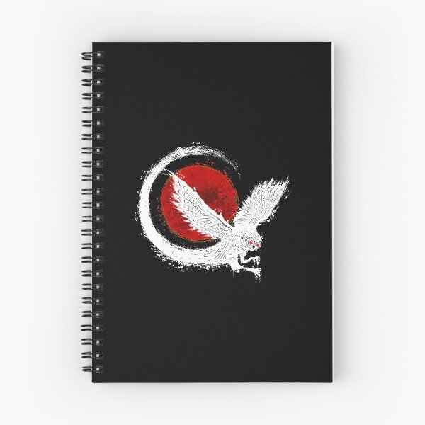 Item preview, White Owl Red Moon Ink Wash designed and sold by lasopent.