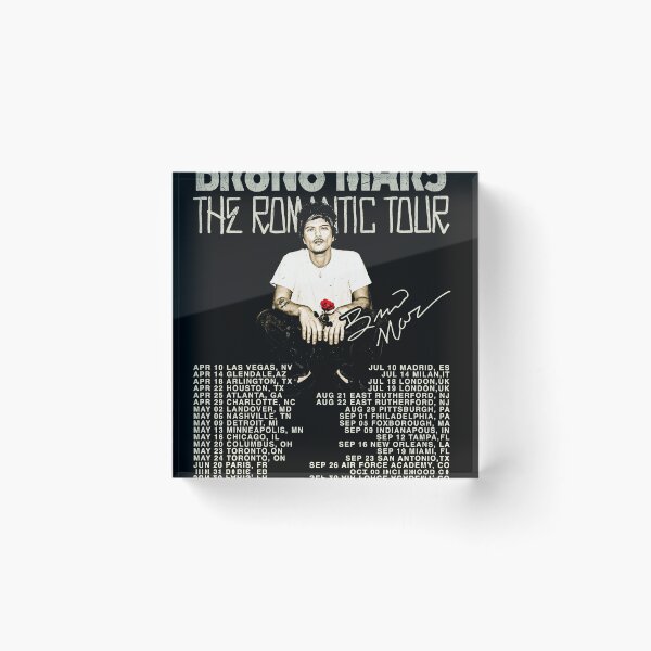 Item preview, Bruno-Mars the Romantic Tour Vintage design designed and sold by LiuTiuuu.