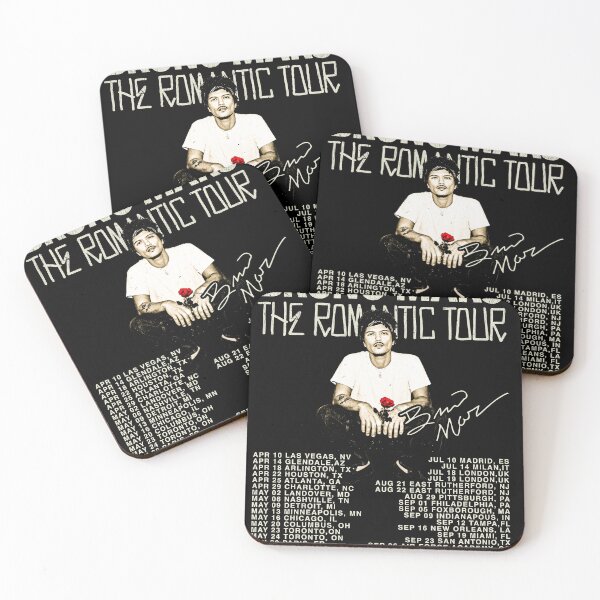 Item preview, Bruno-Mars the Romantic Tour Vintage design designed and sold by LiuTiuuu.