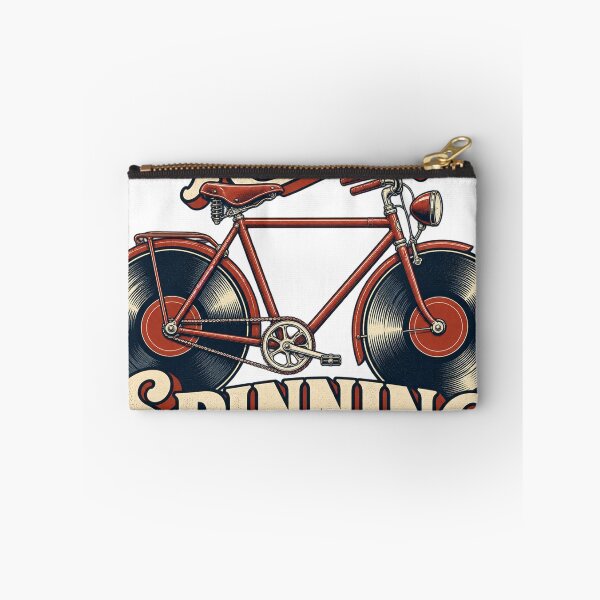 Item preview, Keep Spinning Vinyl Bicycle Graphic designed and sold by S06PMarketing.