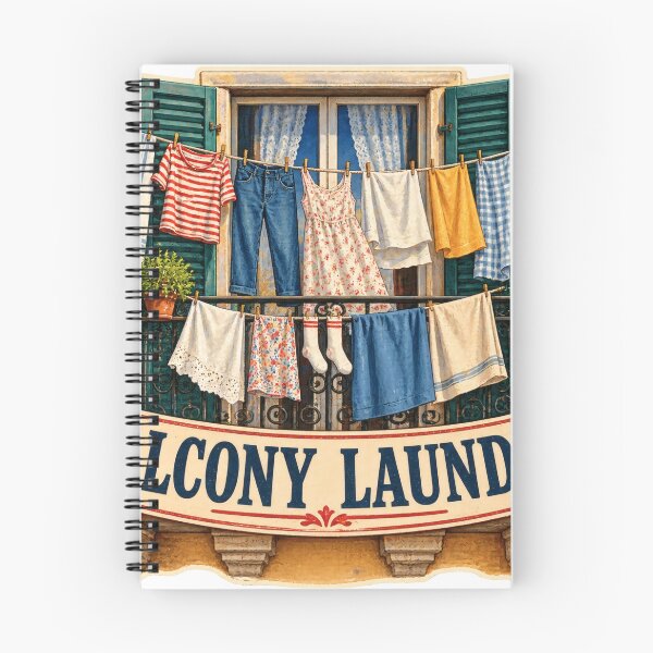 Item preview, Balcony Laundry Postcard Balkan Household Humor designed and sold by OfficialBalkan.
