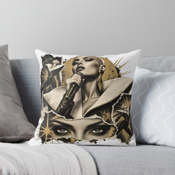 Item preview, Amber Anthem Fictional Pop Performer Collage designed and sold by S06PMarketing.