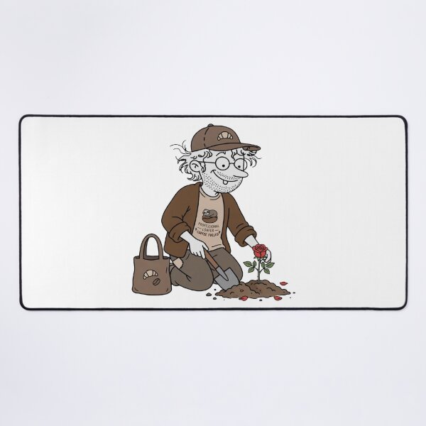 Item preview, Funny Gardener Planting Red Rose designed and sold by ThePrintArt.