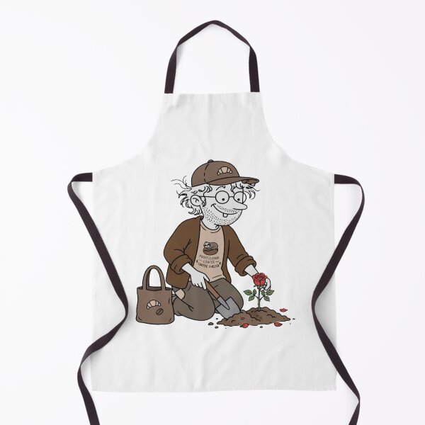 Item preview, Funny Gardener Planting Red Rose designed and sold by ThePrintArt.