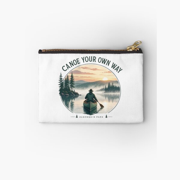 Item preview, Algonquin Park – Canoe Your Own Way – Misty Lake Paddler Art – Canadian Wilderness Souvenir Tee designed and sold by bobscraze.