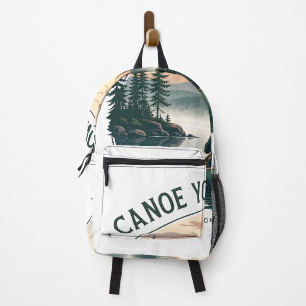 Item preview, Algonquin Park – Canoe Your Own Way – Misty Lake Paddler Art – Canadian Wilderness Souvenir Tee designed and sold by bobscraze.