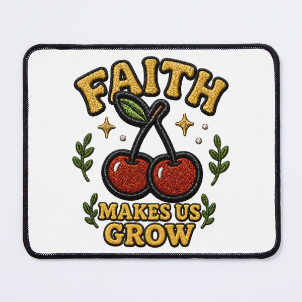 Item preview, Faith Makes Us Grow Cherries designed and sold by Rosie's Wildflower Boutique.
