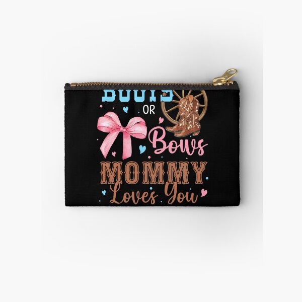 Item preview, Boots or Bows Gender Reveal Decorations Mommy Loves You designed and sold by RileyAngelaShop.