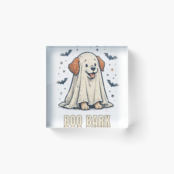 Item preview, Ghost Puppy Dog Costume Halloween T-Shirt designed and sold by Worn and Witty.
