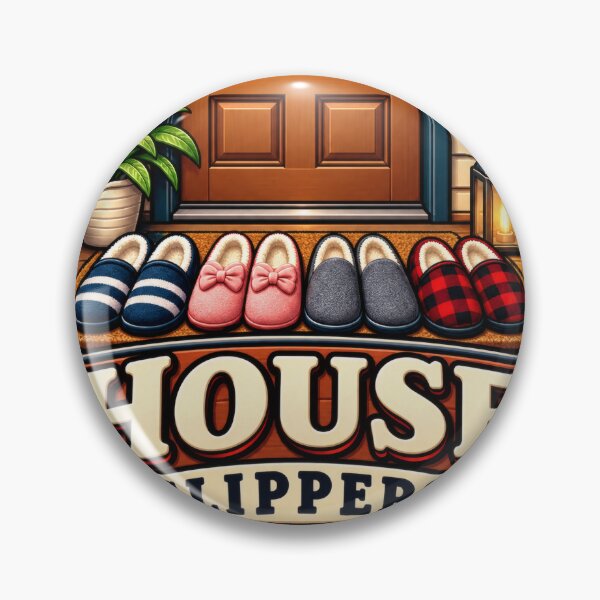 Item preview, House Slippers Retro Balkan Household Humor designed and sold by OfficialBalkan.
