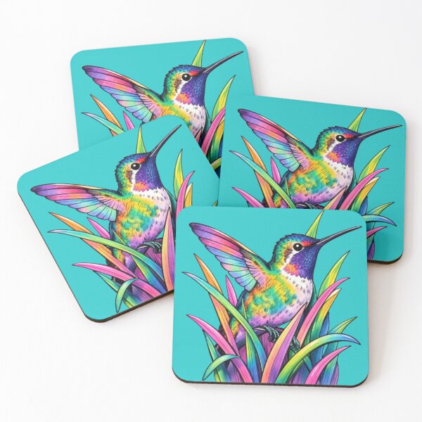 Item preview, Colorful Hummingbird Rainbow Garden designed and sold by Hari Arts.