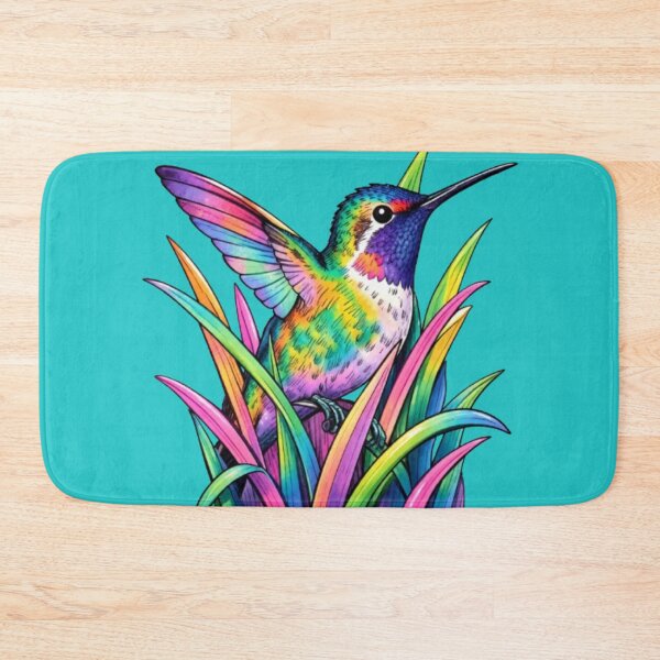Item preview, Colorful Hummingbird Rainbow Garden designed and sold by Hari Arts.