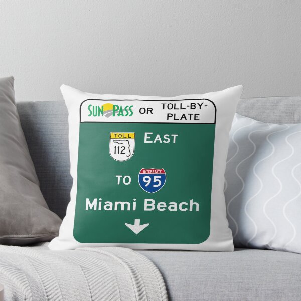 Item preview, Miami Beach Highway Sign designed and sold by clairefromkeb.