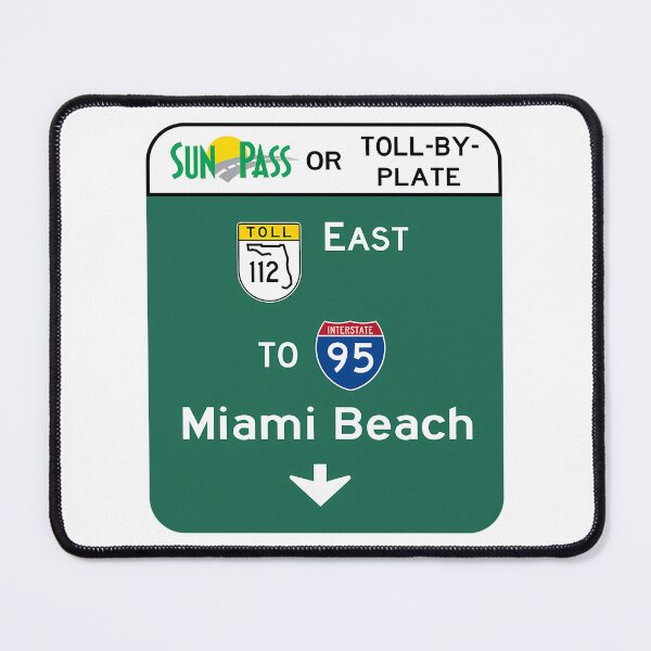 Item preview, Miami Beach Highway Sign designed and sold by clairefromkeb.