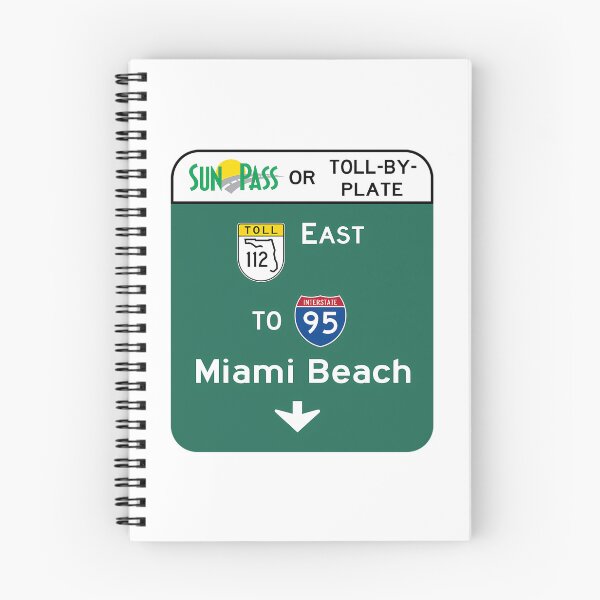 Item preview, Miami Beach Highway Sign designed and sold by clairefromkeb.