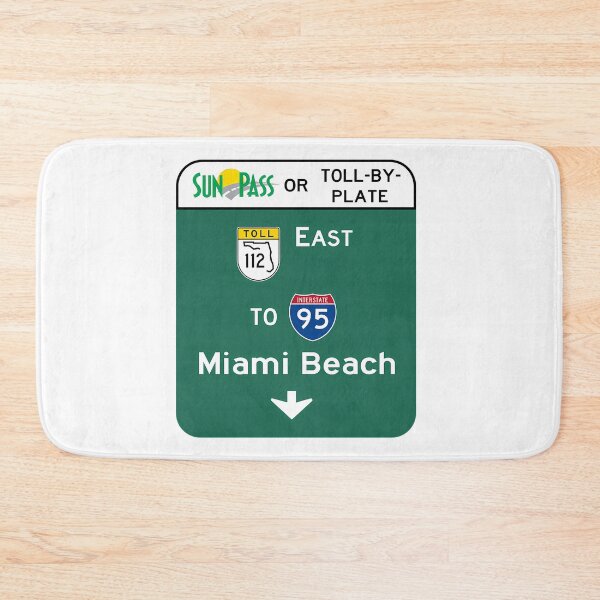 Item preview, Miami Beach Highway Sign designed and sold by clairefromkeb.