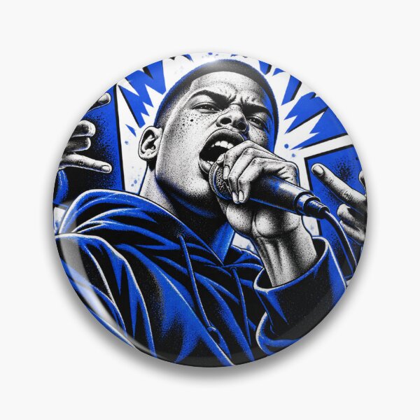 Item preview, Blue Cadence Original Hip Hop Portrait designed and sold by S06PMarketing.