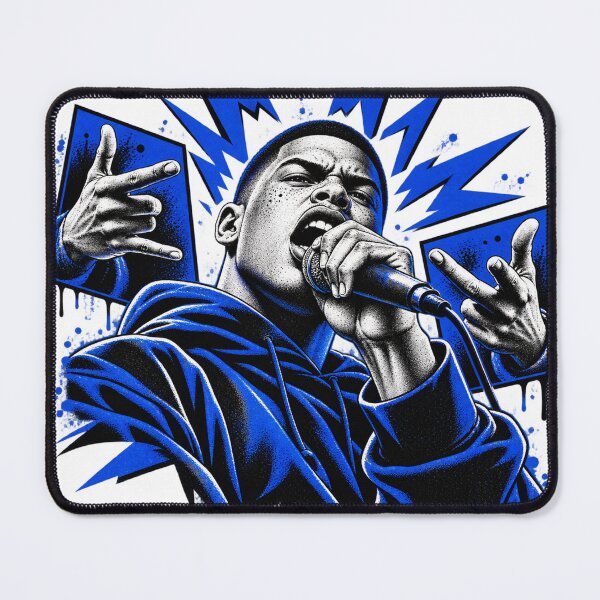 Item preview, Blue Cadence Original Hip Hop Portrait designed and sold by S06PMarketing.