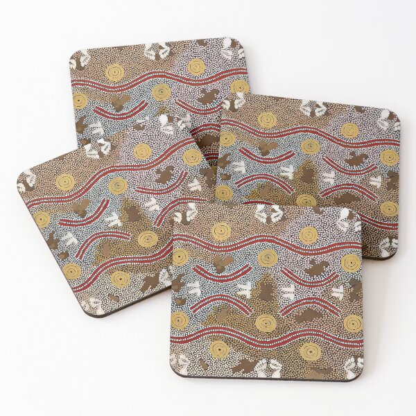 Item preview, Possum dreaming - native art designed and sold by NeonCanvasDream.