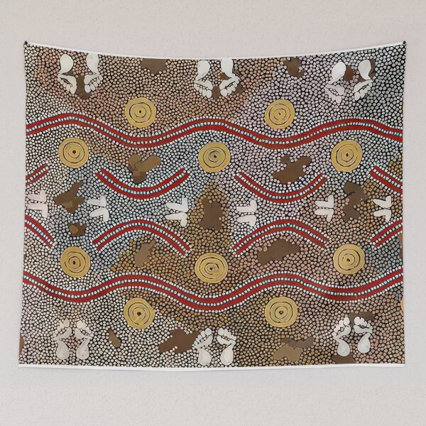 Item preview, Possum dreaming - native art designed and sold by NeonCanvasDream.