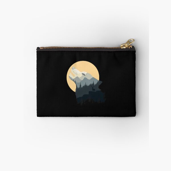 Item preview, Wolf Landscape Moon Silhouette Art designed and sold by lamercarv.