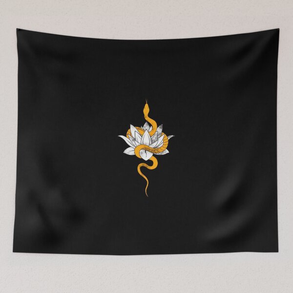 Item preview, Yellow Snake Lotus Bloom Art designed and sold by andrasmar.