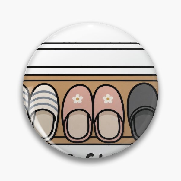Item preview, House Slippers Minimal Balkan Household Humor designed and sold by OfficialBalkan.